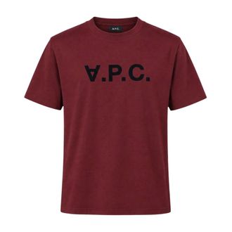 A.P.C. Standard Grand Vpc Gots - Tops - Hombre - Rojo - 2XL
