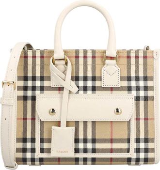Burberry Beige Freya Mini Tote