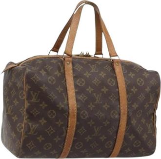 Louis Vuitton Pre-owned Vintage Monogram Boston Tas - Dames - Vintage Weekendtas - Bruin - ONE Size - Leer - Vintage