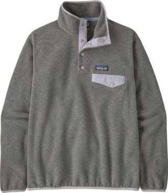 Patagonia Lightweight Synchilla Snap-T Fleece Pullover Fleecepullover f&uuml;r Damen | grau