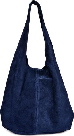 Anna Luchini Blauw Rundleer Tas
