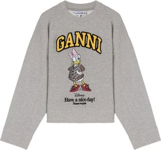 Ganni x Disney Felpa con stampa - Grigio