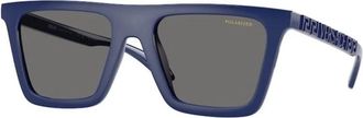 Versace Authentieke Stijlvolle Brillen- Premium Kwaliteit! - Heren - Zonnebrillen - Blauw - 54 MM - Accessoires
