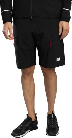 Emporio Armani Lichtgewicht Cargoshorts, Zwart