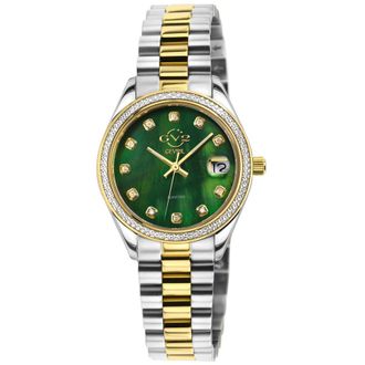 Gevril Group Turin Diamond Mother of Pearl Dial Ladies Watch 12428B
