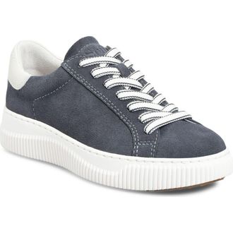 S&ouml;fft Frazier II Platform Sneaker in Storm Blue/Off White at Nordstrom, Size 6.5