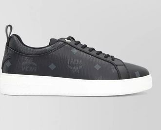 MCM leather low-top sneakers