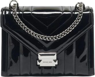 Michael Kors Pre-owned Shoulder Bags, female, Black, Size: ONE SIZE Pre-owned Leather Shoulder Bag