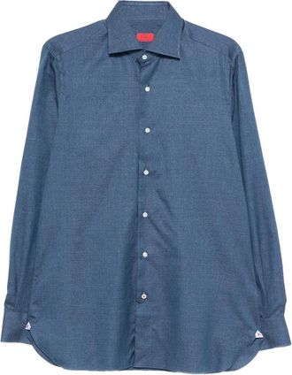 Isaia Button-fasteining Shirt