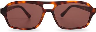Messy Weekend BURT Tortoise Brown Mens Sunglasses Tortoiseshell Size 56