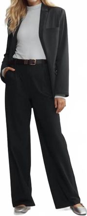 Rhone Commuter Boyfriend Blazer In Black