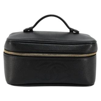 Chanel unisex, Pre-owned, Zwart, Maat: ONE Size Leer