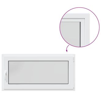 vidaXL Ventana De S&oacute;tano Risor 120 X 50 Cm Pvc Y Vidrio Vidaxl