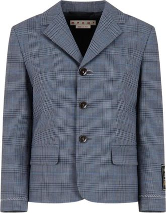 Marni Blazer a quadri - Blu