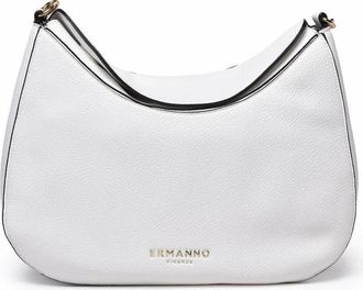 Ermanno Scervino Large Tiffany Hobo Bag - White