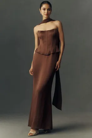 Mare Mare Mimi Satin Corset Dress
