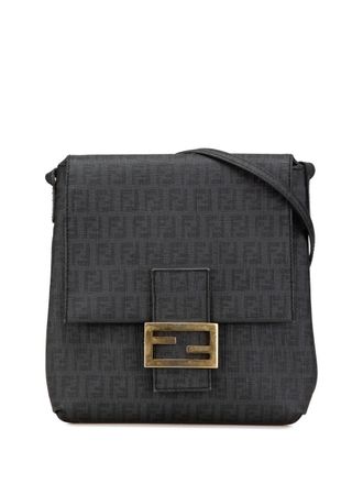 Fendi 2000-2010 Zucchino Spalmati crossbodytas - Zwart