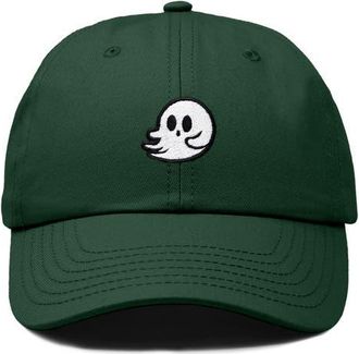 Dalix Whisper Ghost Dad Cap in Dark Green at Nordstrom