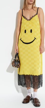 Moschino Strappy Dress, Womens, Yellow
