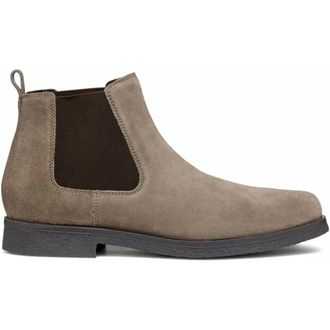 Geox Chelsea Boot - Heren - Schoenen - Grijs - Maat: 46 EU Leer