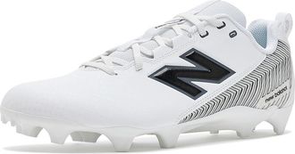 New Balance Rush V5 Low Lacrosse Cleats Mens Shoes White/Black/Team Red : 11 D - Medium, Textile