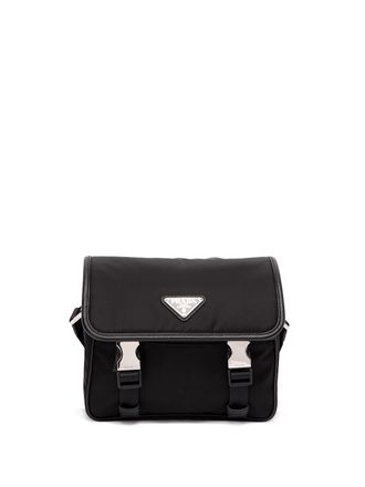 Prada Re-Nylon And Saffiano Leather Shoulder Bag