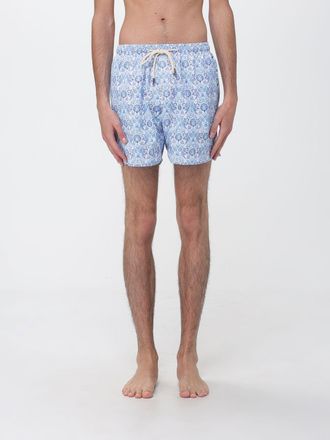 Peninsula Boxer mare corti con fantasia etnica e vita con coulisse