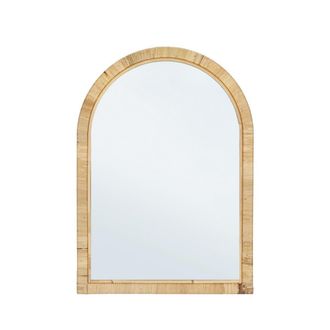 BIZZOTTO Espejo Arco Natural De Rat&aacute;n 50x70 Hakima