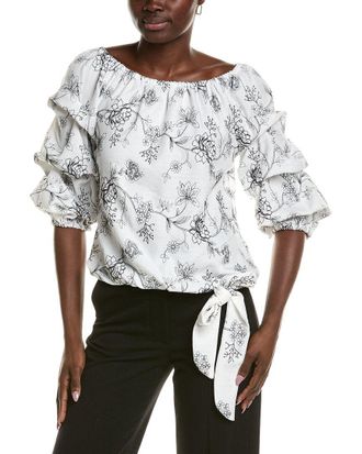 Vince Camuto Printed Blouse