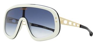 Carrera Mens Mask Sunglasses FlagLab 17 B4E08 White/Gold 99mm