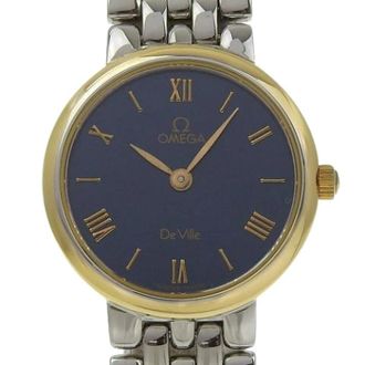 Omega Pre-owned Watches, female, Blue, Size: ONE SIZE Pre-owned Vintage Wristwatch