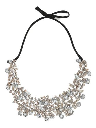 Maria Calderara crystals tie necklace - Argento