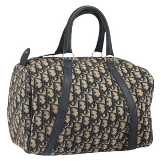Dior Pre-owned Handbags, female, Multicolor, Size: ONE SIZE Pre-owned Vintage Trotter Canvas Hand Bag
