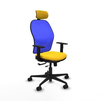 Piqueras y Crespo Silla De Oficina Piqueras Y Crespo Jorquera Negro Ergon&oacute;mico