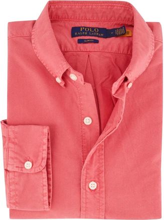 Polo Ralph Lauren Overhemden, Heren, Roze, XL, Polo Ralph Lauren casual overhemd roze