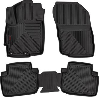 OEM Alfombrillas De Goma 3d Para Coche: Mitsubishi Eclipse Cross (suv, 2017-) - Borde De 5 Cm