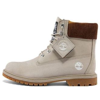 Timberland (WMNS) Timberland Heritage 6 Inch Waterproof Wide Fit Boots Beige Nubuck with Camo A2M83W