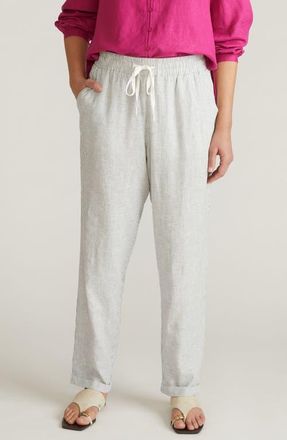 Universal Standard Tapered Drawstring Pants in Beach Stripe at Nordstrom, Size Xs