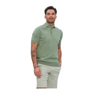 FILIPPO DE LAURENTIIS Polo Mc Paramontura - Heren - Tops - Groen - Maat: XL Katoen