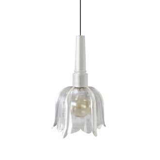 Tosel Suspensi&oacute;n vidrio blanco D16 cm
