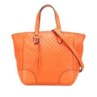 Gucci Pre-owned Tote Bags, female, Orange, Size: ONE SIZE Pre-owned Leather shoulder-bags