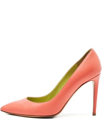 Ralph Lauren 105mm leather pumps - Pink