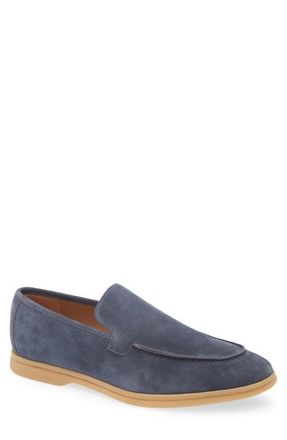 Eleventy Apron Toe Loafer in Blue at Nordstrom, Size 12Us