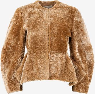 Liberowe Jacke aus Shearling mit Schoss Bear