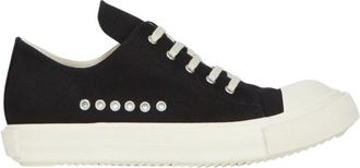Rick Owens Black Lace-up Sneakers