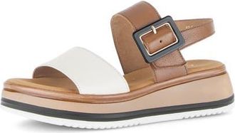 Gabor Slingback Wedge Sandal in Creme at Nordstrom, Size 6.5Us