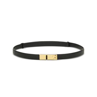 Ferragamo Belts, female, Black, Size: 100 CM Gancini Belt