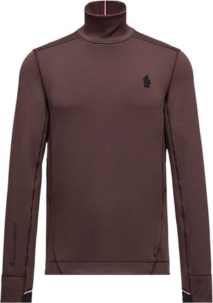 Moncler Polartec Turtleneck Brown Size XXL