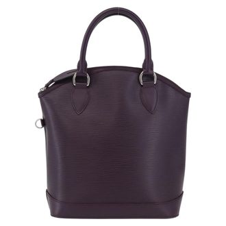 Louis Vuitton Lockit Epi Leather Purple Leather Handbag (Pre-Owned)