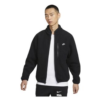 Nike Sportswear Club Fleece Jacket Asia Sizing Black FZ0889-010